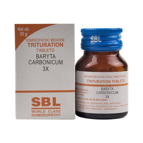 SBL Baryta Carbonicum Trituration Tablet 3X